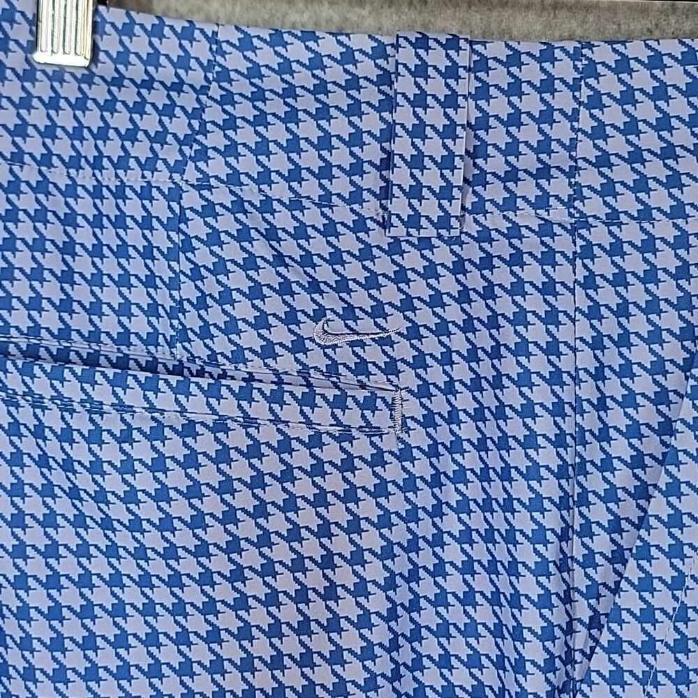 Nike Golf Blue Checkered Fit-Dry Golf Pants - Picture 10 of 16